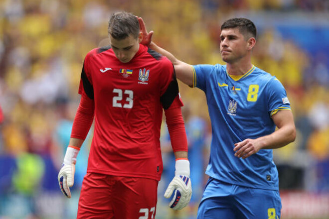 Украина проигрывает Румынии в стартовом матче Евро-2024: Лунін признает ошибки команды