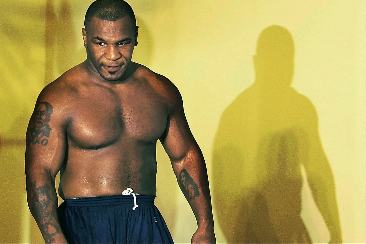 Mike Tyson Readies in Menacing Black for the Imminent Jake Paul Rumble