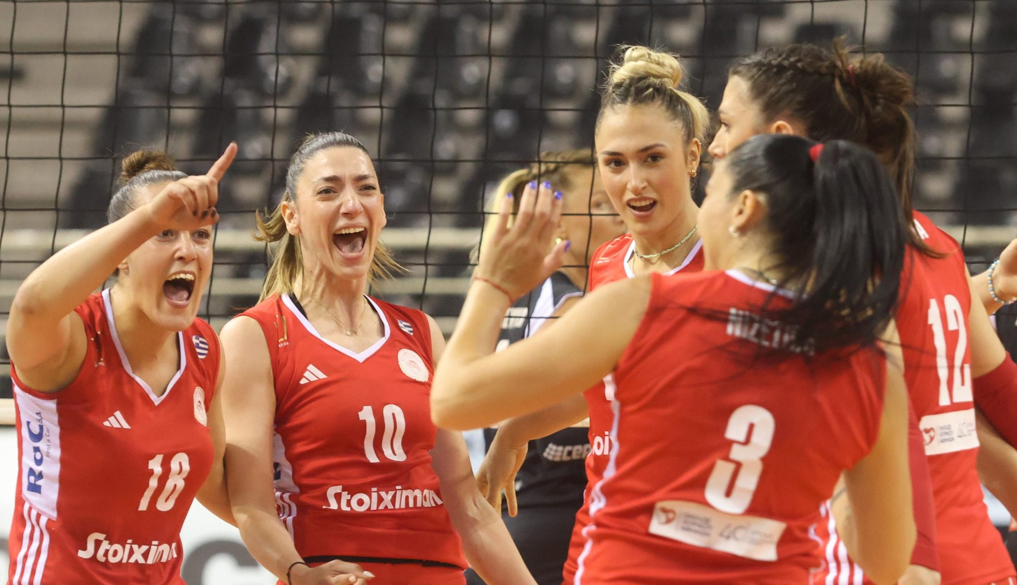 Olympiacos Takes Commanding 2-0 Lead in Women's Volleyball Championship Series