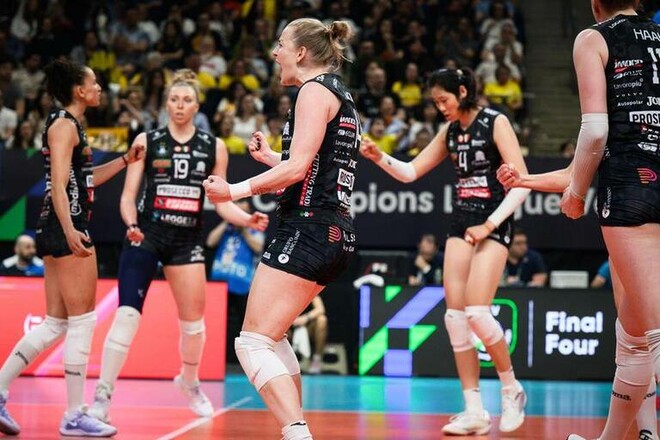 «Імоко Воллей» вдруге поспіль здобуває трофей Ліги чемпіонів у суто італійському фіналі