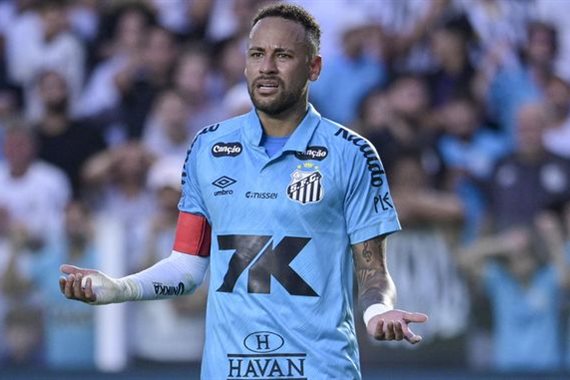 Neymar Sees Red for Handball as Santos Fall to Botafogo in Serie A