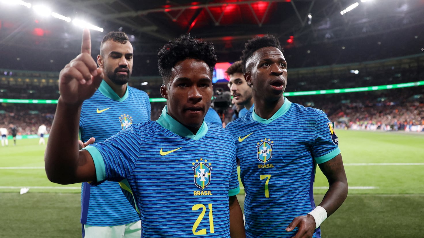 17-Yr-Old Endrick Rocks Wembley: Brazil's New Soccer King!