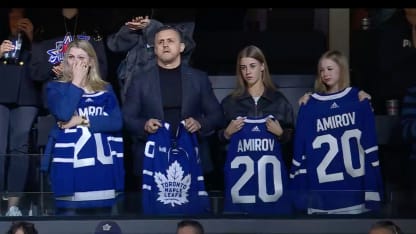 Maple Leafs' Vibrant Homage to Fallen Star Rodion Amirov!