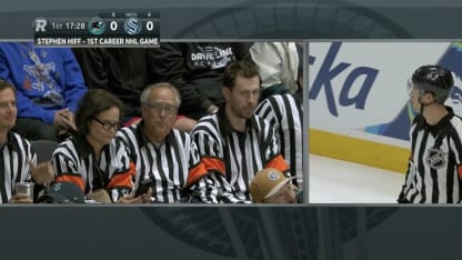 Zebra Squad! NHL Ref's Fam Rocks Stripes at Debut Game